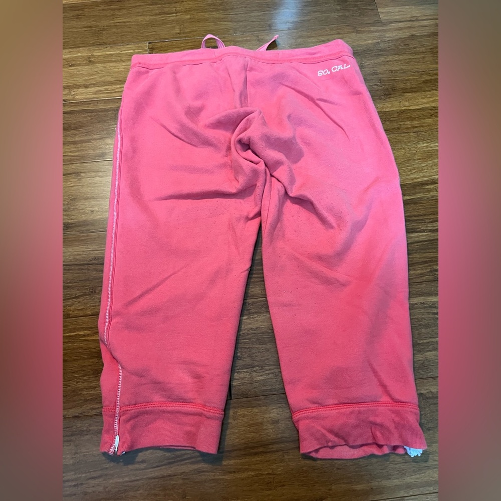 Women Hollister Co Cropped Sweatpants Size M - Picture 3 of 7